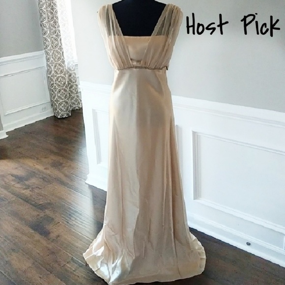 FIESTA Dresses & Skirts - 💜 HOST PICK💜Champagne Special Occasion Dress